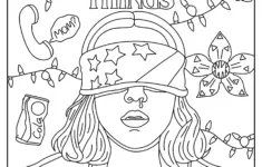Stranger Things Coloring Pages