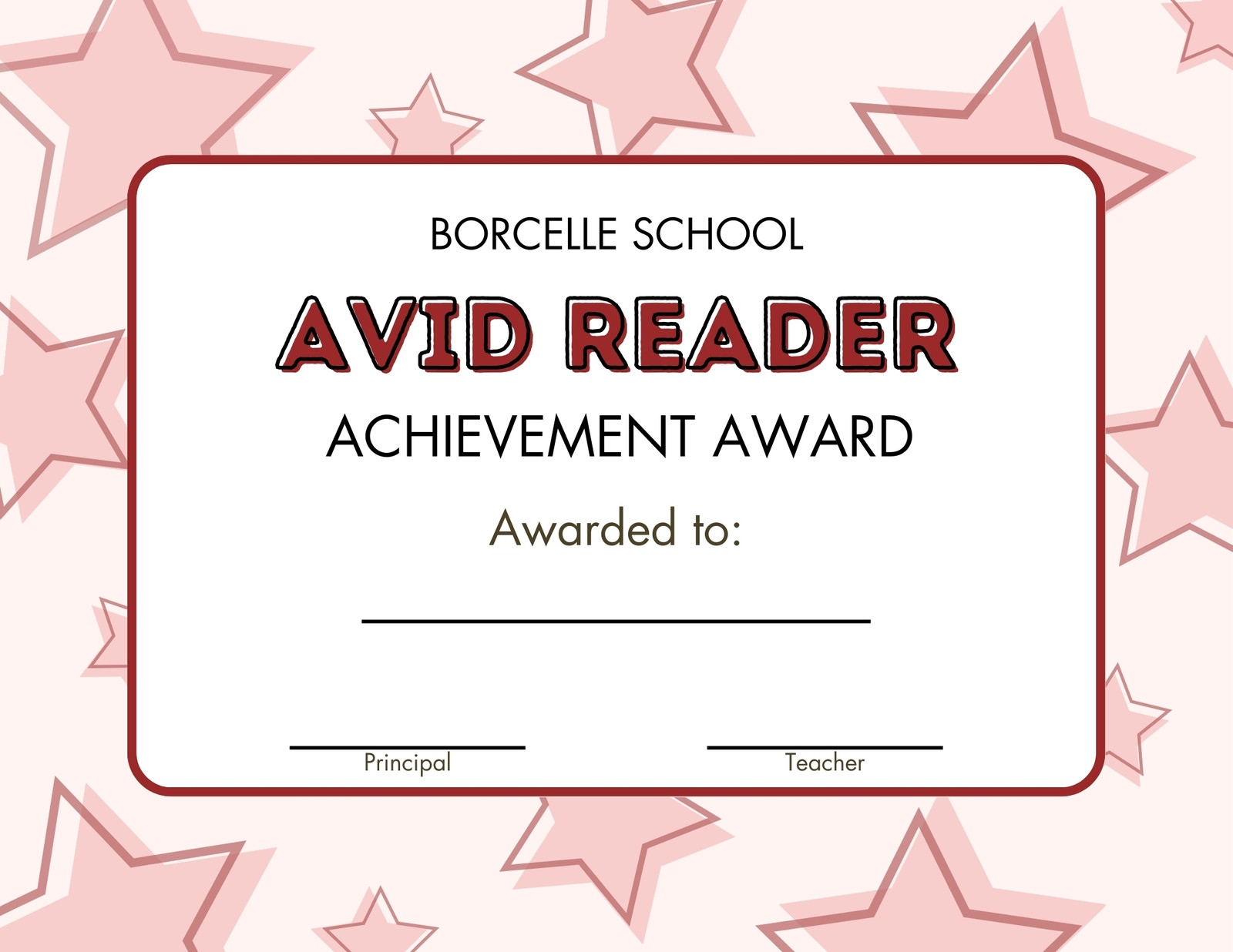 free printable accelerated reader certificates