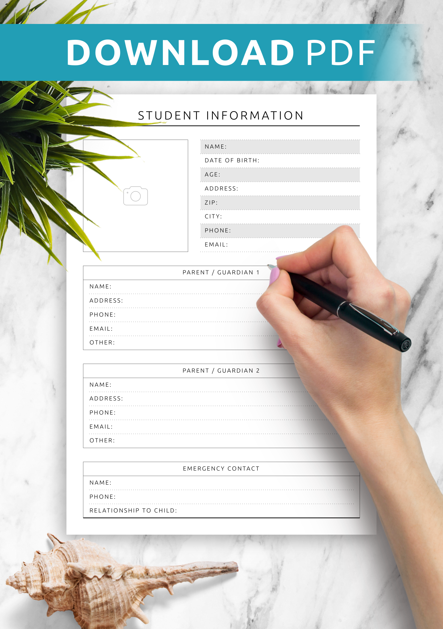 free printable student information cards free printable student information cards