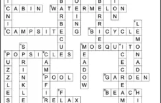 Summer Crossword Puzzle