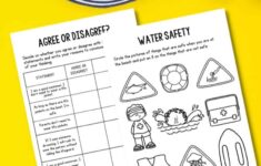 Summer Safety Worksheets