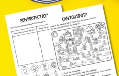Summer Safety Worksheets