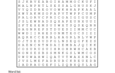 Summer Word Search