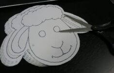 Sunday School Craft Christmas Sheep Mask