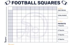 Super Bowl 100 Squares Free Google Docs Template