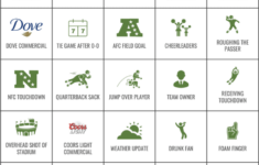 Super Bowl Bingo Cards