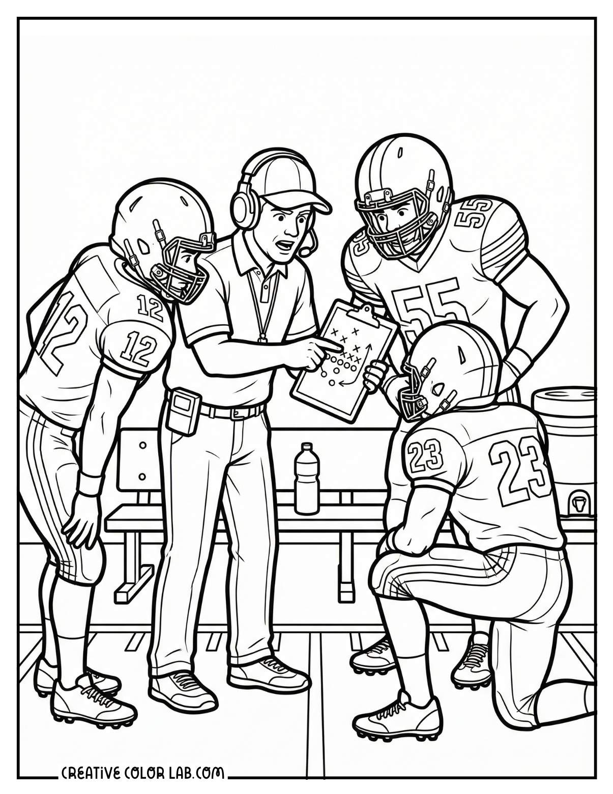 Super Bowl Coloring Pages Super Bowl Coloring Pages