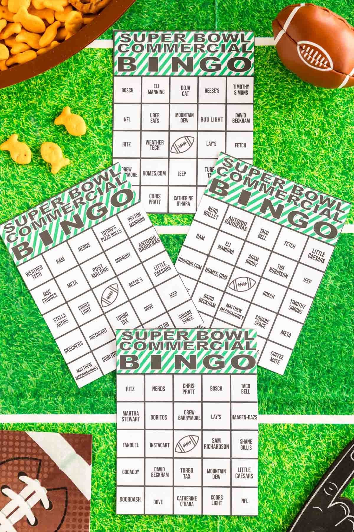free printable super bowl commercial bingo cards 2026 free printable super bowl commercial bingo cards 2026