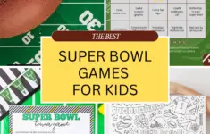 Super Bowl Printables Games Kids