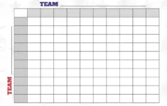 Super Bowl Square Free Google Docs Template