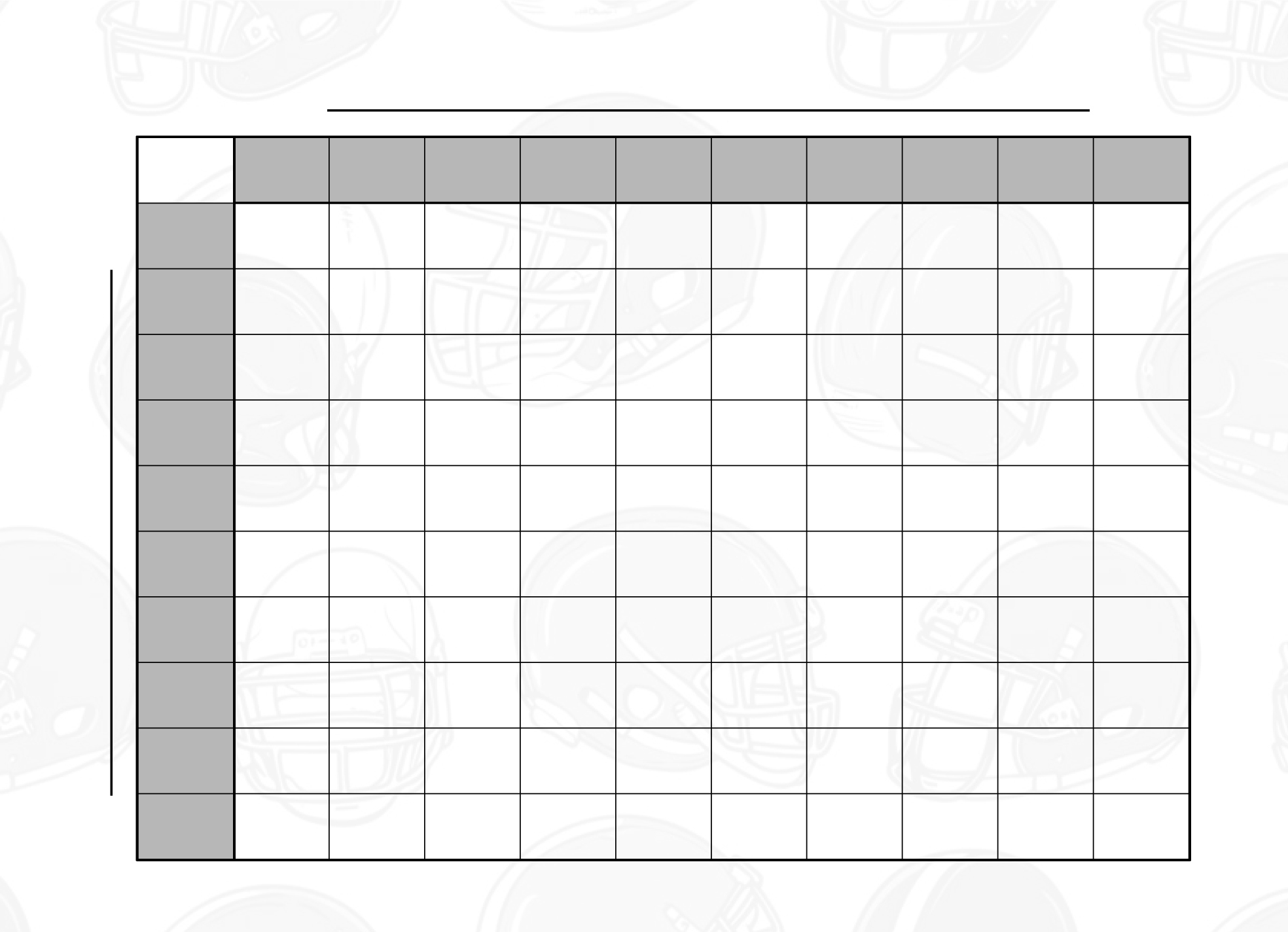 free football pool template free football pool template