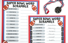Super Bowl Word Scramble