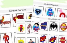 Superhero Bingo Differentiated For K 5th