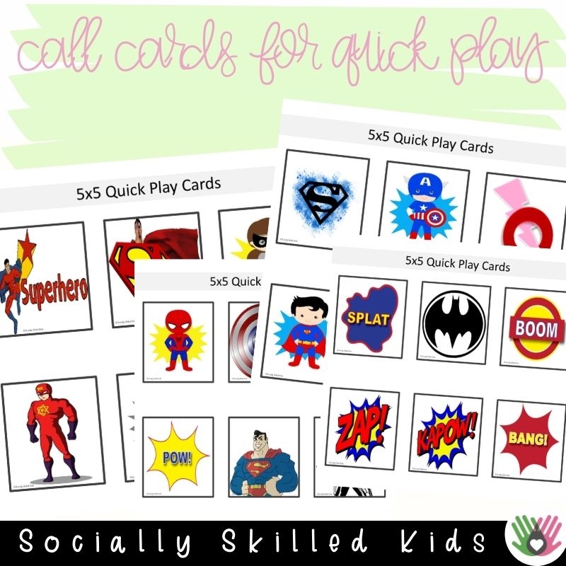 Superhero Bingo Differentiated For K 5th Superhero Bingo Differentiated For K 5th