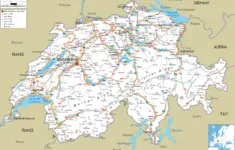 Switzerland Road Maps