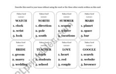 TABOO CARDS Fully Editable 433011