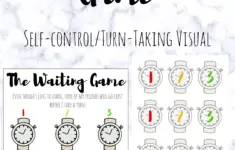 Taking Turns The Waiting Game Printable
