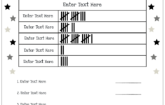 Tally Chart Worksheets