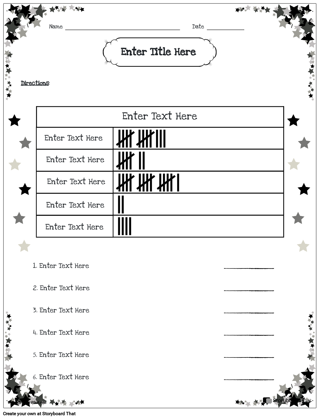 Tally Chart Worksheets Tally Chart Worksheets
