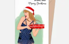 Taylor Swift Merry Christmas Card