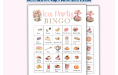 Tea Party Bingo