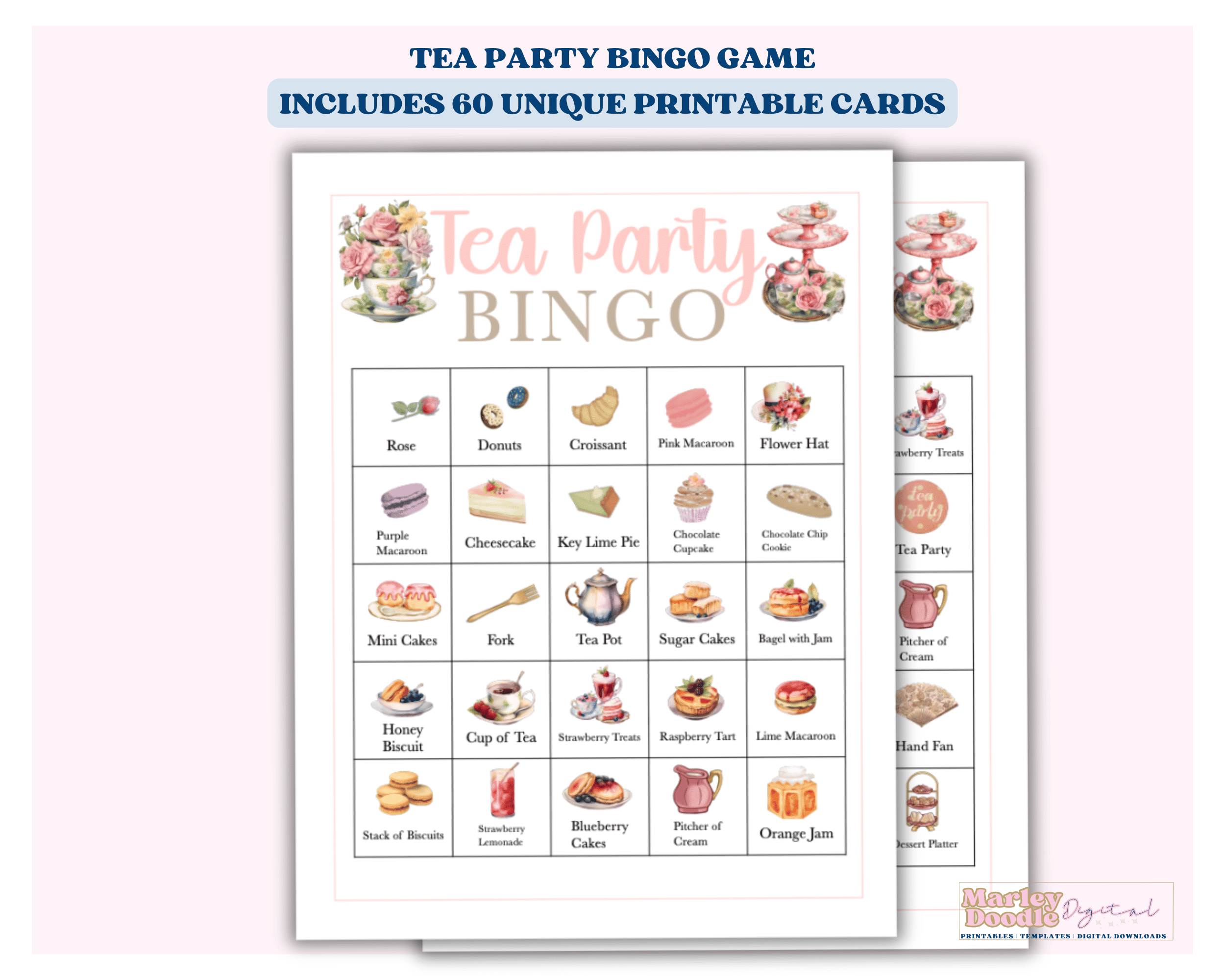 Tea Party Bingo