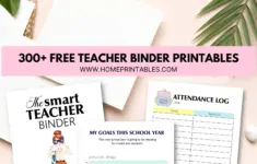 Teacher Binder Printables