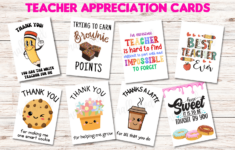 Teacher Thank You Cards