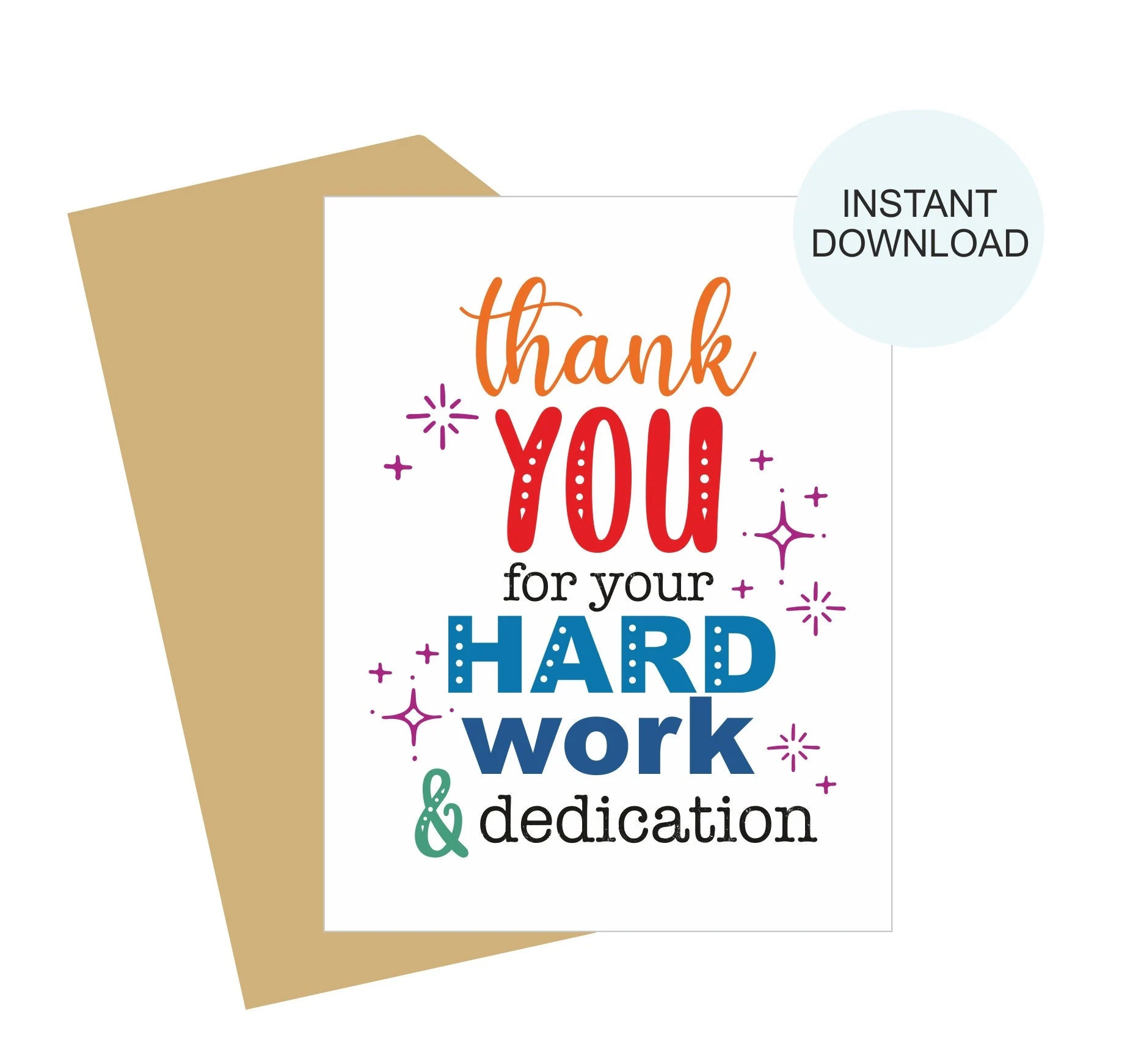 free printable employee thank you cards