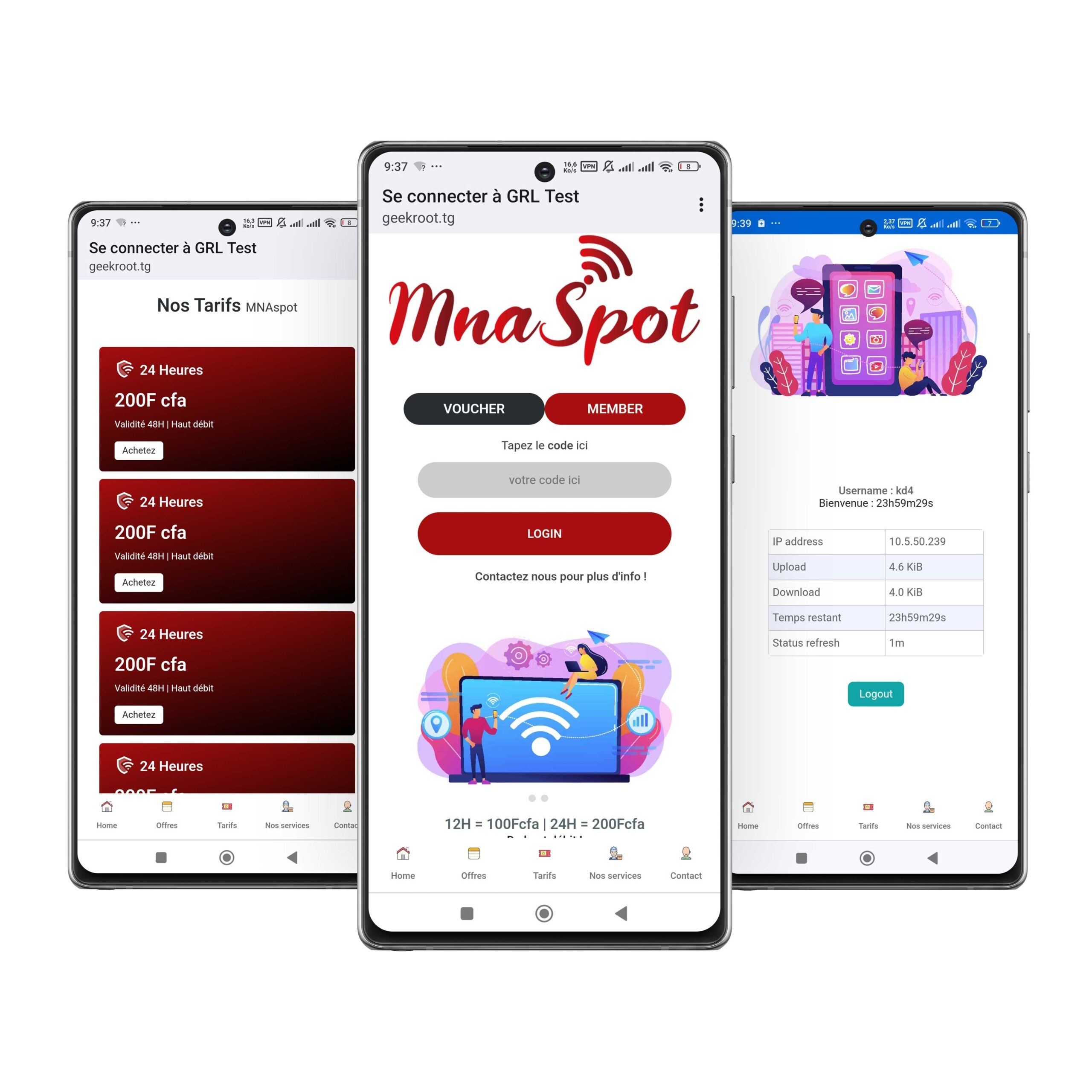 Template 7 Mikrotik Hotspot Login Page