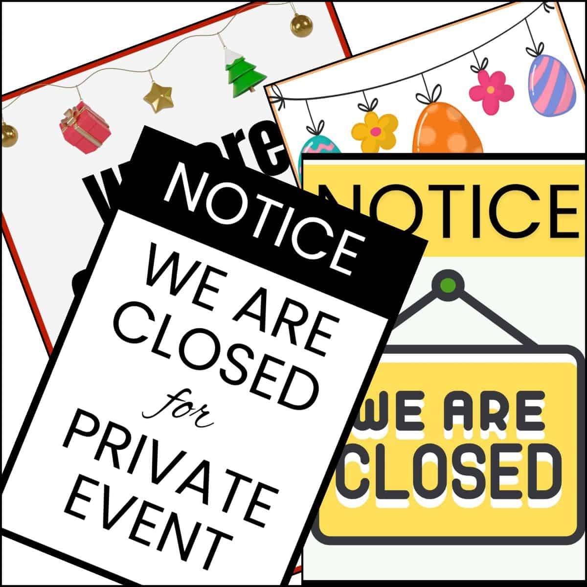 Temporarily Closed Sign Printable 30 Free Templates Temporarily Closed Sign Printable 30 Free Templates