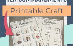 Ten Commandments Craft