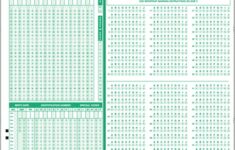 Test Answer Sheet Item 25820 Detail