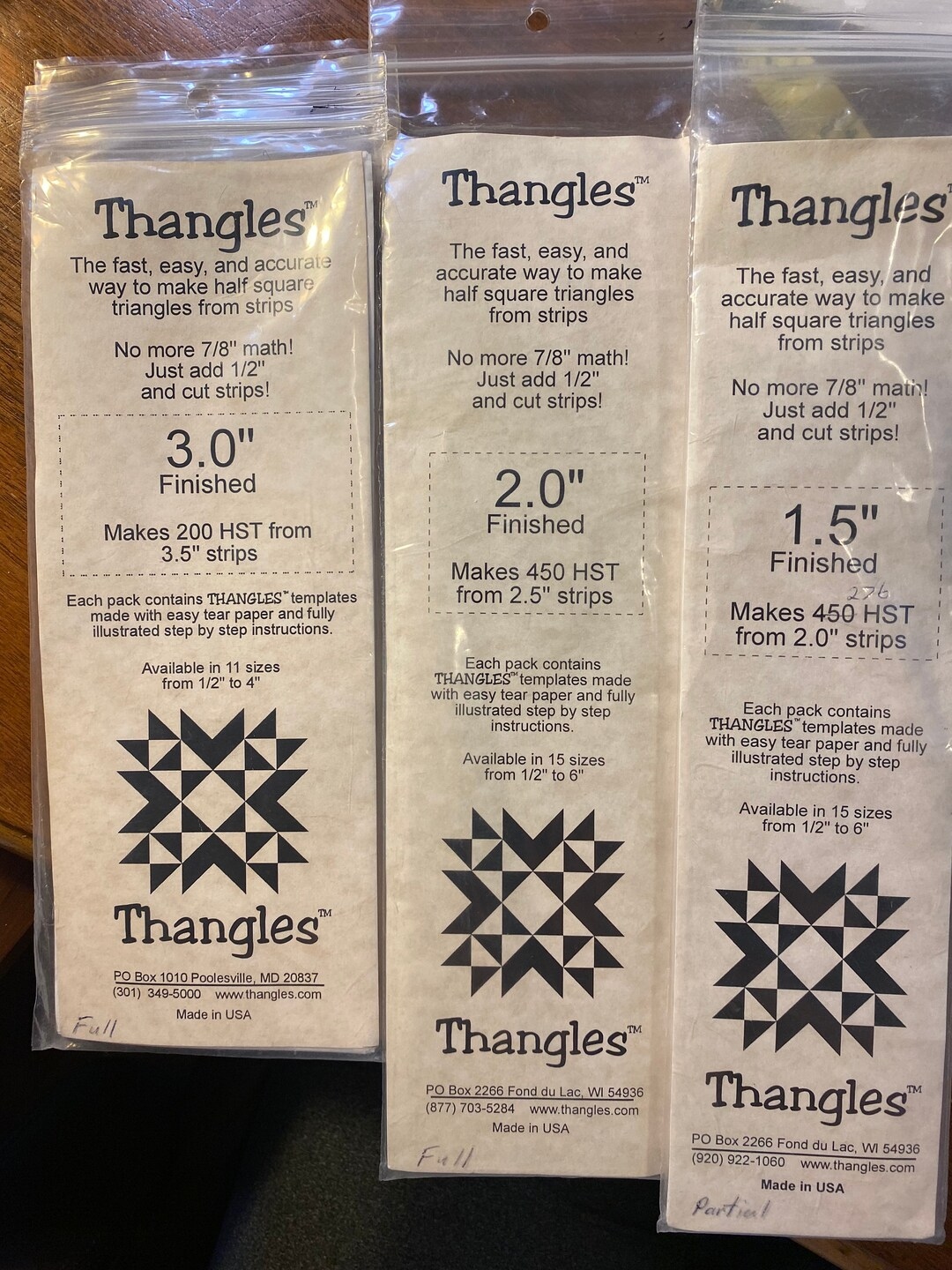 Thangles Quilt Templates For Patchwork