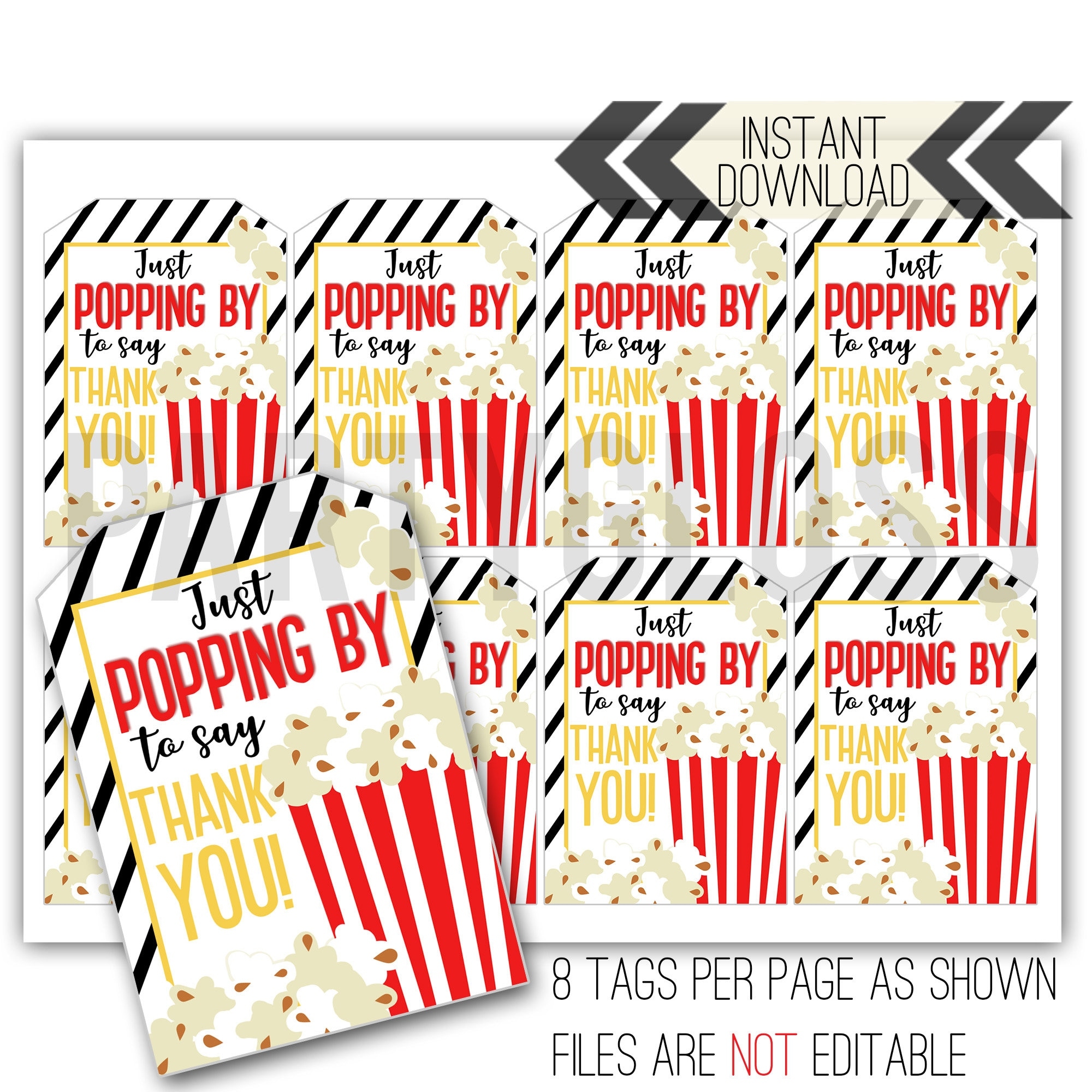 just popping by to say thanks free printable just popping by to say thanks free printable