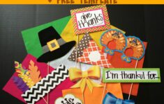 Thanksgiving Photo Booth Props For The Classroom Free Template