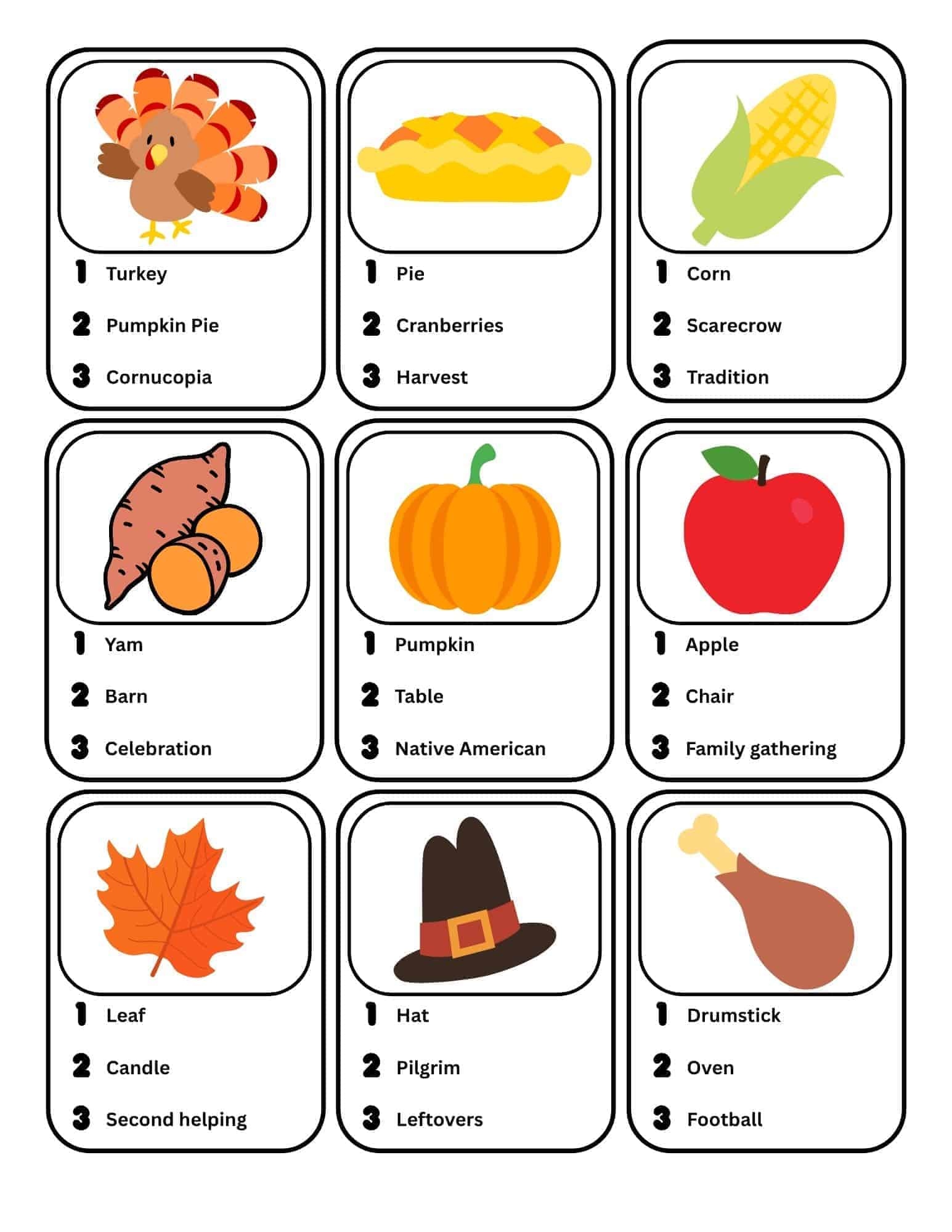 free printable pictionary cards 2 free printable pictionary cards 2
