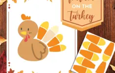Thanksgiving Pin The Tail Party Game