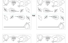 Thanksgiving Printable Make Table Place Card Decoration