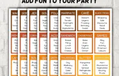 Thanksgiving Taboo Game Fall Autumn 31339