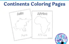 The Best Continent Coloring Pages