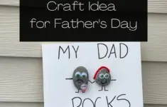 The Best Dad Rocks Craft