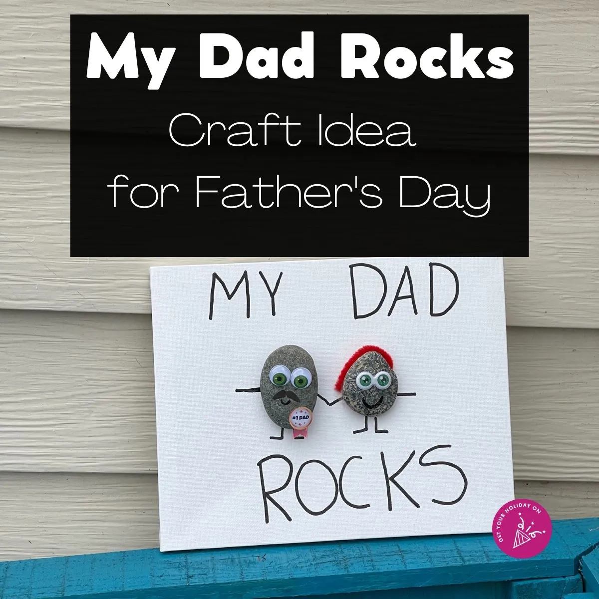 The Best Dad Rocks Craft