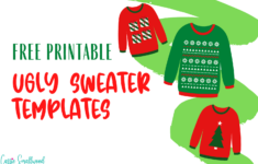The Best Ugly Sweater Templates