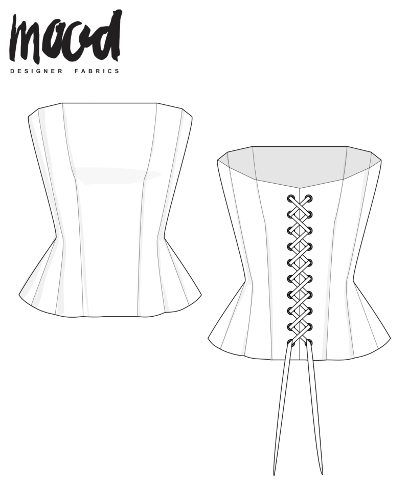 The Cerise Corset Free Sewing Pattern