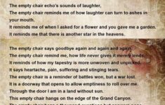 The Empty Chair 9