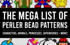 The Giant List Of Perler Bead Patterns Fuse Beads Melty Beads