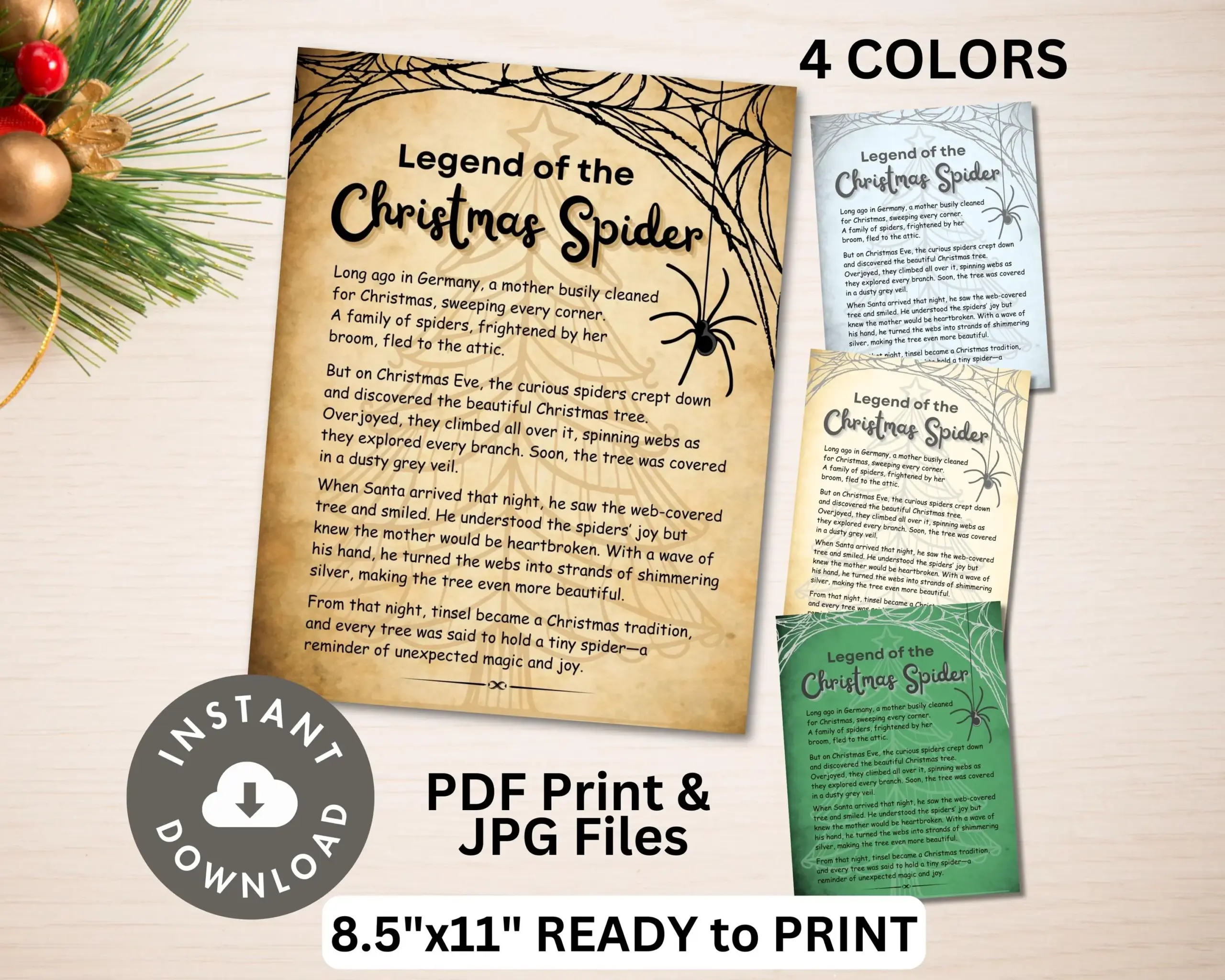 The Legend Of The Christmas Spider Pdf