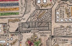 The Marauders Map Side 1 Art Print