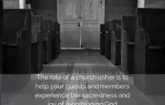 The Ministry Of Church Ushers
